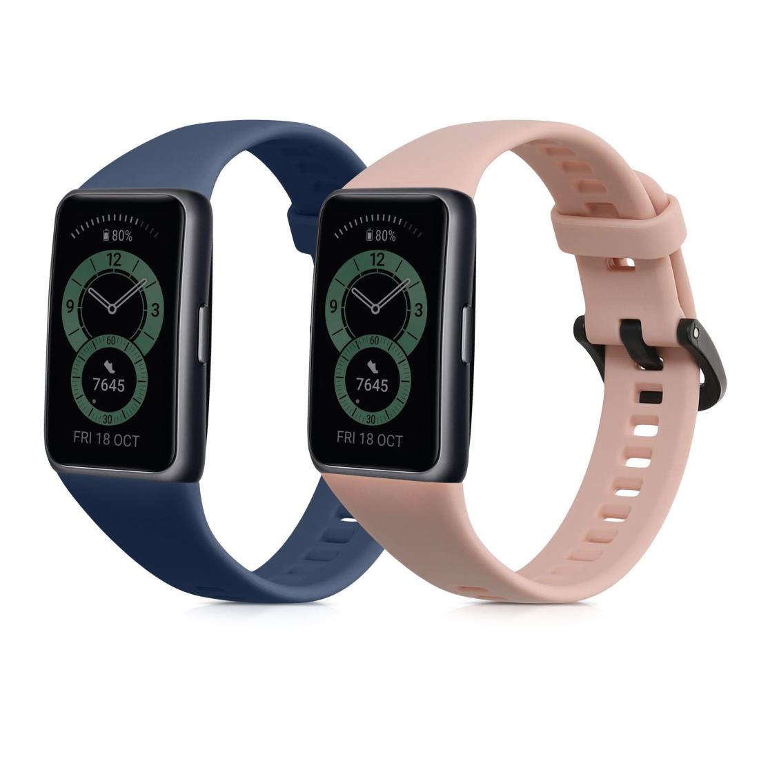 kwmobile 2x 򴹥٥ Huawei Band 6б Х - ꥳХ ե TPU ѵ