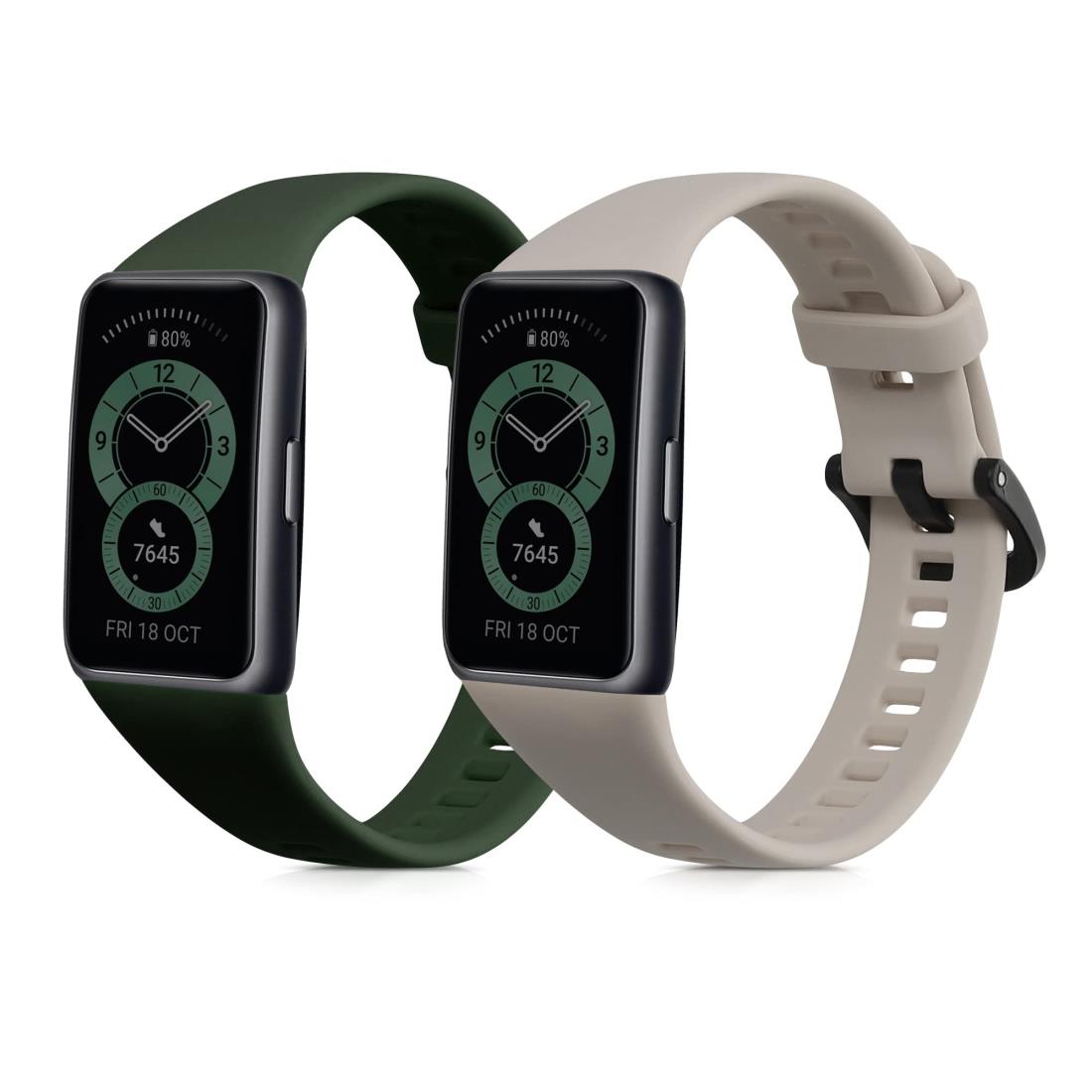 kwmobile 2x 򴹥٥ Huawei Band 6б Х - ꥳХ ե TPU ѵ