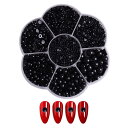 ネイルパーツ パール 半円 2mm 3mm 4mm 5mm 6mm 8mm 10mm ネイル パール 半球 ネイルアート パール パーツ ジュエリーパーツ レジン デコパーツ ハンドメイド (ブラック)