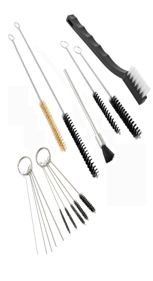 YFFSFDC スプレーガン用クリーニングセット クリーニングメンテナンスセット 17本セット 清潔ツール メ..