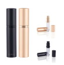 AricizBeauty 旅行用香 水 旅行 小分けボトル 詰め替え可能 空アトマイザー 5ml.ポケット リサイクル可能 ポータブル アトマイザー 携帯用 香 水容器 男女兼用 ワンタッチ補充 香 水スプレー パフューム (ゴールド+ブラック)