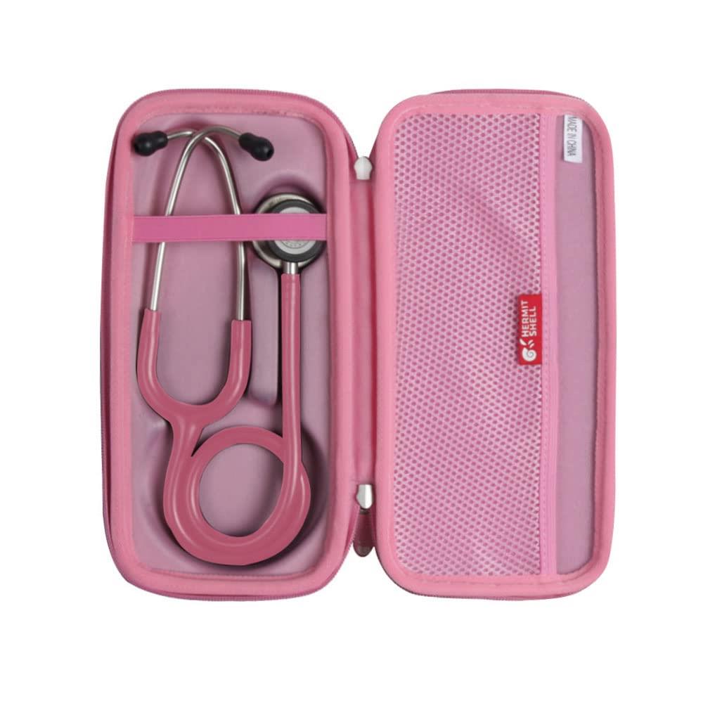 Hermitshell 専用保護収納ケース対応リットマン ステソスコープ クラシックIII聴診 器 (ピンク)（ケースのみ）