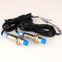Kiligen 2個 金属誘導スイッチ, DC 6-36V、4mm アプローチセンサー誘導近接スイッチNPNノーマルオープン 検出距離LJ12A3-4-Z/BX