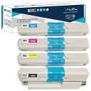 LCL OKI用 TC-C4A TC-C4AK2 TC-C4AC2 TC-C4AM2 TC-C4AY2 (4色セット ブラック シアン マゼンタ イエロー) 互...