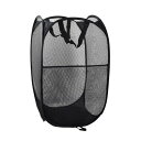 ランドリーバスケット 折りたたみ 洗濯カゴ 58cm×36cm×36cm 折り畳み式 ごみ箱 ランドリーかご 省スペース ランドリーバッグ 収納 大容量 自立式 メッシュ素材 軽量 超軽量 ランドリー 収納 脱衣かご 自立 おしゃれ オシャレ 持ち手付き 省スペース 縦型 旅行 キッチン ベ