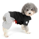 ZUNEA 犬服 和服 和装 着物 袴 小型犬 ドッグウェア 猫服 ボーダー柄 つなぎ ロンパース ペット服 和風 クリスマス ハロウィン コス チューム 春 夏 秋冬 お祭り お正月 七五三 男の子 S