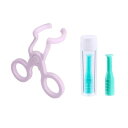 ZHEJIA コンタクト レンズ装用補助具 (2個セット) コンタクト 装着器具 コンタクトレ ンズ 取り外し器 カラーコンタクト レンズ挿入ツール 傷つけない 滑り止め 丈夫 安全 柔らか素材 清潔 衛生的 持ち運びが容易 出張 旅行