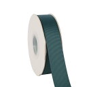 【IDECORRIBBONS】横長25mm ポリエステルグログランリボン 縦長22m # 347ブルーティール