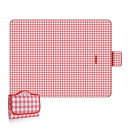 KR KITCHENRAKU レジャーシート 厚手 大きめ ピクニックシート コンパクト 軽量 防水 チェック柄 折りたたみ お節料理 防湿シート防水シート 屋外 軽量 遠足 運動会 お花見 ビーチ 防災 おしゃれ キャンプ用