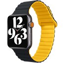 BinGeLi コンパチブル アップルウォッチ バンド シリコン 磁吸引式ループ 自由調整 Apple Watch バンド 38mm 40mm 41mm 42m...