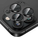Hohotoon iPhone 16 pro/iphone16 pro maxカメラフィルム アルミ合金製+AR高透過率強化ガラス レンズカバー 0.25mm超薄 一体型カメラ保護カバー アイフォン16pro/16pro max用カメラ保護フィルム 3眼 レンズ保護ケース 9H 防爆裂 耐衝撃 粘着性強い スクラッチ防止 露出オー