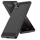 Xperia ACE III 用ケース 耐衝撃 TPU 薄型 軽量 ソフト エクスペリアACE III SO-53C SOG08 用カバー カーボン風 デザイン ワイヤ レス充電 角保護強化 柔らかい 耐久 指紋防止 黄変防止 滑り止め 人気 保護カバー ブラック JP4-49
