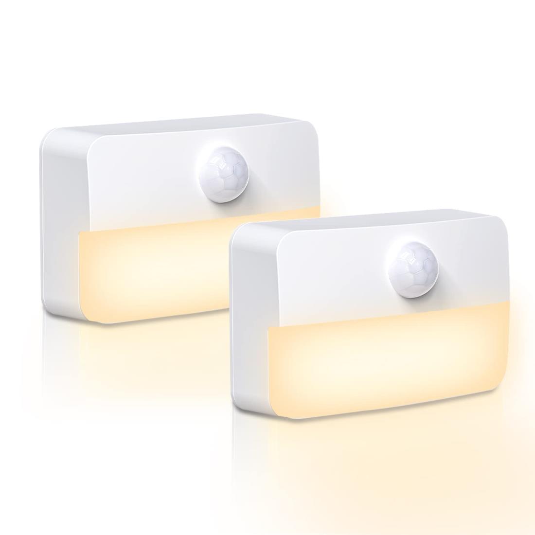 センサーライト 電池式 Led 足元灯 暖色 室内 AmmToo フットライト 人感センサー 配線不要 ナイトライ..