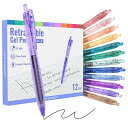 Four Candies パステル ジェルボールペン 0.5mm ゲルインキボールペン 12本セット ノック式 おしゃれ 書きやすい かわいい 文房具 中学生 ...