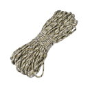 CAPASTEC ガイロープ 4mm x 31m 7芯 パラコード テントロープ タープ ロープ キャンプ用 アウトドア用 耐荷重100kg 迷彩ブラウン