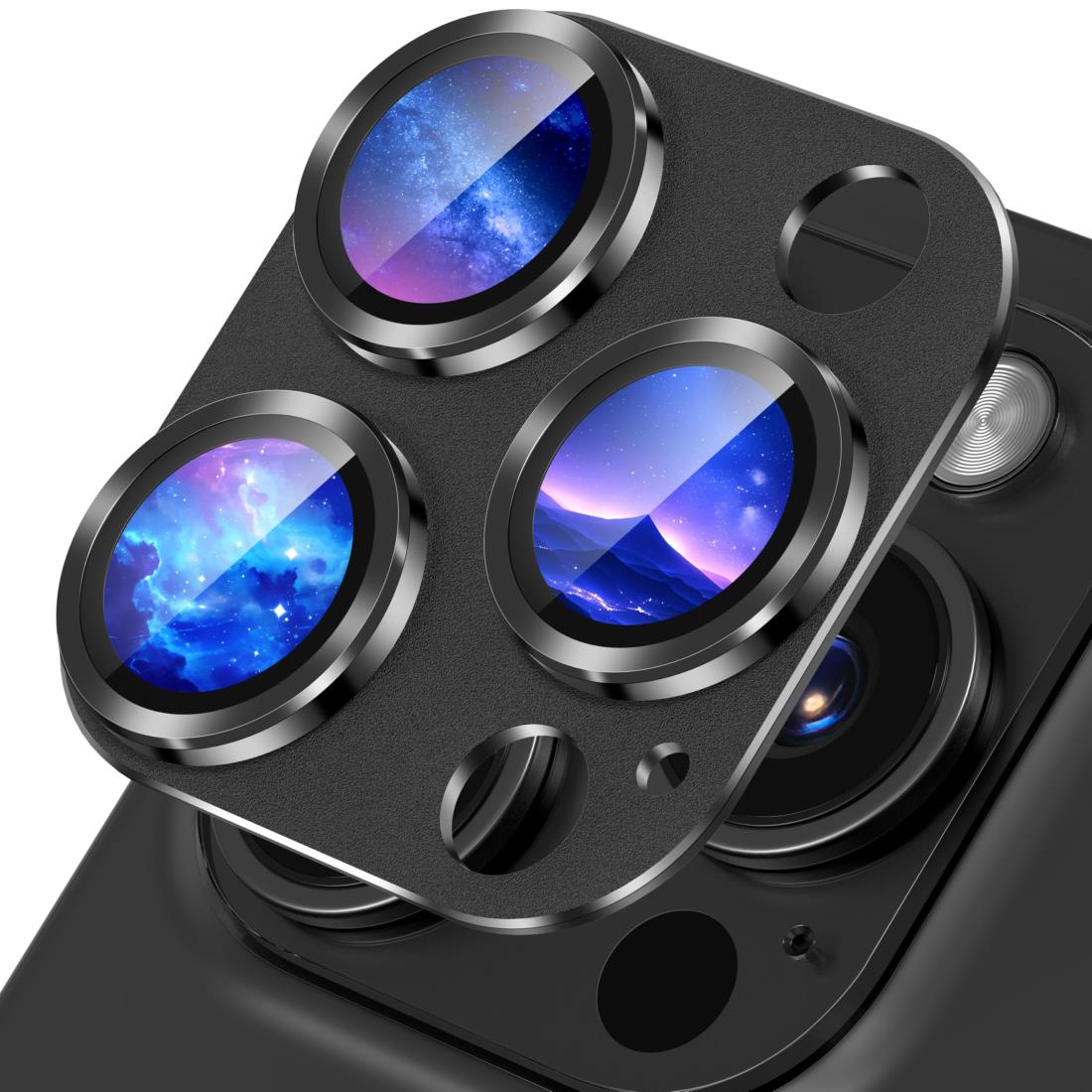 Suoman for iPhone 16 Pro/16 Pro Maxカメラレンズ保護カバー アイフォン16プロ/プロマックスカメラレ..