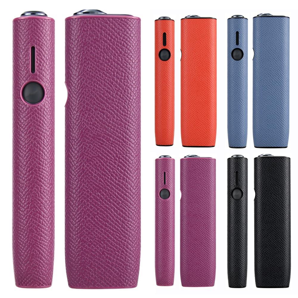 Votabell 加熱式たばこ用ケース IQOS ILUMA ONE/イルマ i ワンに適合する（PUレザー製 耐衝撃 360°全面保護 おしゃれ パープル）