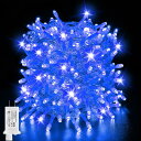 cshare LEDイルミネーションライト ストレート 30M 500球 LEDストリングライト 屋外 防水 8点灯パターン 記憶メモリー タイマー機能 複数連結 ワイヤライト キャンプ用 ガーランドライト LEDイルミネーションライト 屋外 フェアリーライト ledガーデンライト クリスマス/ハロ