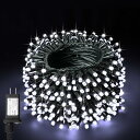 cshare LEDイルミネーションライト ストレート 20M 200球 LEDストリングライト 屋外 防水 8点灯パターン 記憶メモリー タイマー機能 複数連結 キャンプ用 ガーランドライト 屋外 フェアリーライト ledガーデンライト クリスマス/ハロウィン/パーティー/新年/祝日/結婚式/庭対
