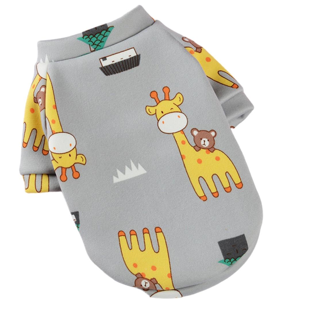 RIOSTUDIO 犬服 秋冬 犬の服 犬 猫 ドッグウェア 裏起毛 スウェット パーカー ジャージー 表つるつる ..