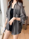 レディース 春コーデ 夏コーデ ファッション アイス シルク 日焼け 防止 シャツショールアウターウェア 夏 アウトドア 通気 性オール マッチ 空調 服 カーディガントップライトジャケット