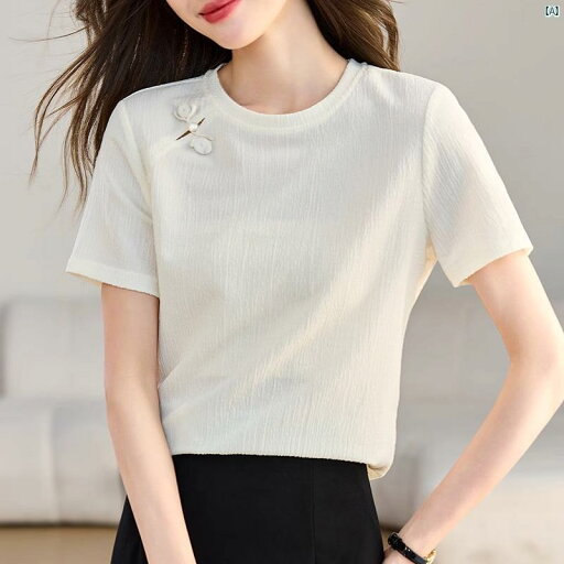 レディース 春コーデ 夏コーデ ファッション シフォンシャツ 服 2025 夏 ホット スタイル 西洋 風 中国 風 ゆったり ファッション ブラウス 半袖 トップス レディース 春コーデ 夏コーデ ファッション シフォンシャツ 服 2025 夏 ホット スタイル 西洋 風 中国 風 ゆったり ファッション ブラウス 半袖 トップス