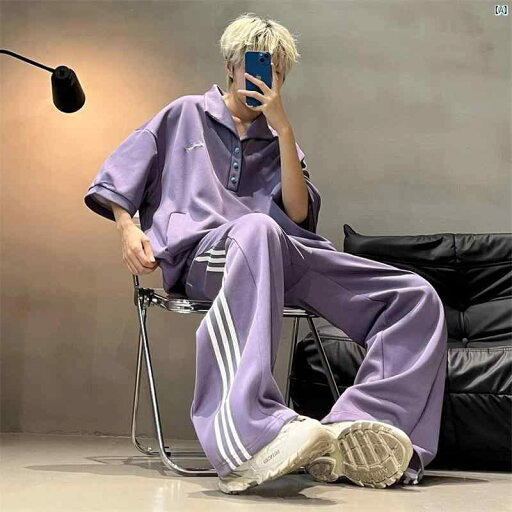 メンズ 春 ユニセックス 秋 夏 コーデ ファッション ニッチな デザイン メンズ 半袖 スーツ ootd 夏 服 一式 高級 カジュアル スポーツ ツーピース スーツ メンズ 春 ユニセックス 秋 夏 コーデ ファッション ニッチな デザイン メンズ 半袖 スーツ ootd 夏 服 一式 高級 カジュアル スポーツ ツーピース スーツ