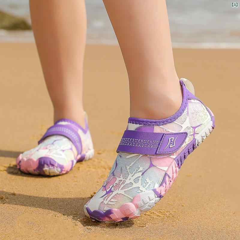 シューズ　夏　春　秋　コーデ　靴 子供用 ビーチ シューズ 滑り止め スイミング リーフ 速乾 水泳 小川 ダイビング ロッククライミング カット 防止 素足 縄跳び ソックス