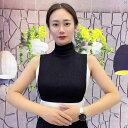 ダンス 衣装 ダンス衣装 オシャレ Danbaoluo セーター トレーナー フェイク カラー ブラック ホワイト 用意 シンプル エレガント レディース ハイ...