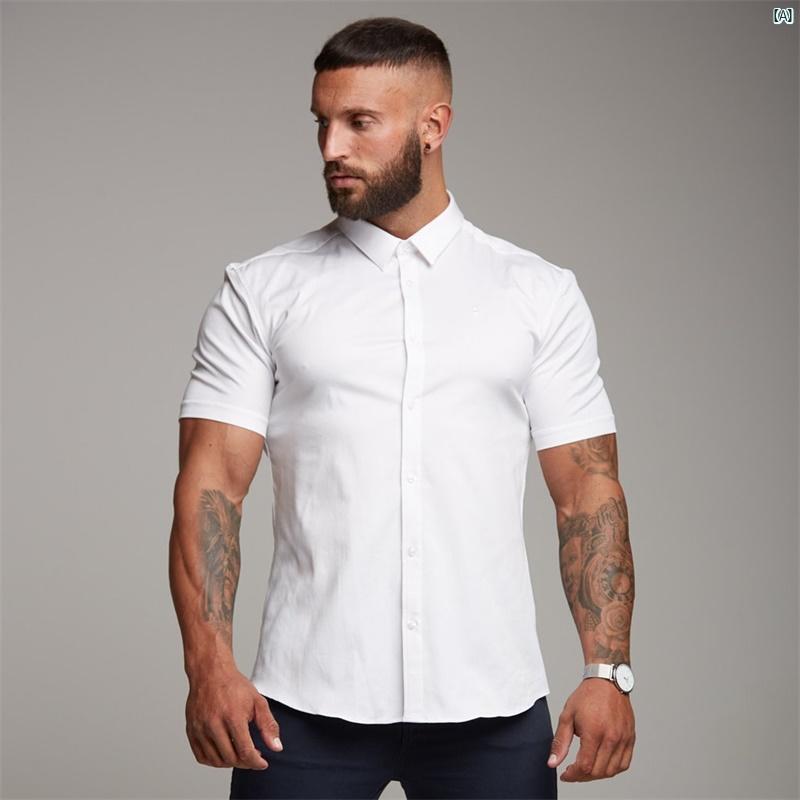 メンズ　コーデ　トレーニング マッスル サマー シャツ スポーツウェア メンズ フィットネス トップ トレーニング ランニング カジュアル 通気性 半袖 ストレッチシャツ ブラザー