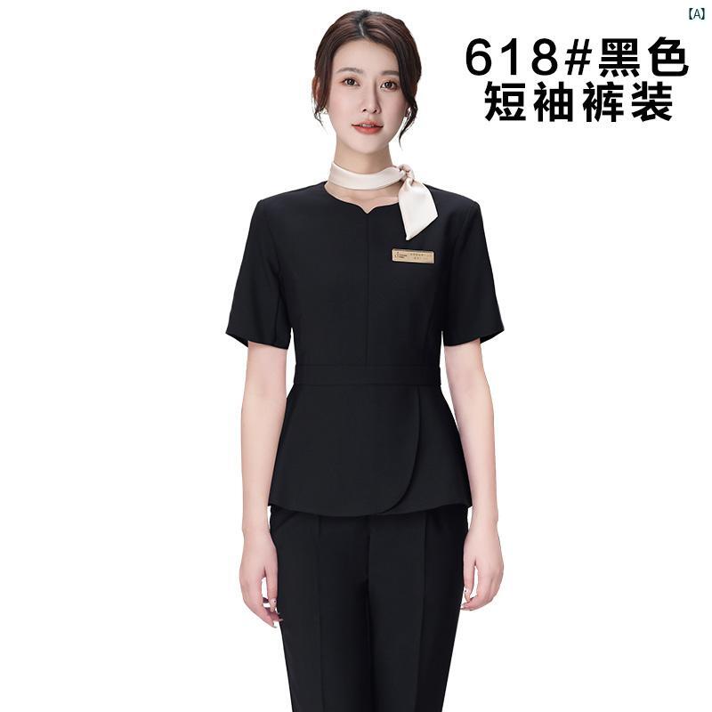 スチュワーデス プロ スーツ 美容室 作業着 レディース ホテル フロント デスク 受付 高級