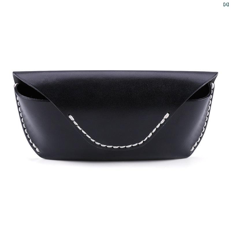 メンズ　コーデ　ファッション 植物 タンニン めし 牛革 レトロ メガネ ケース 革 ベルト 腰掛け バッ..