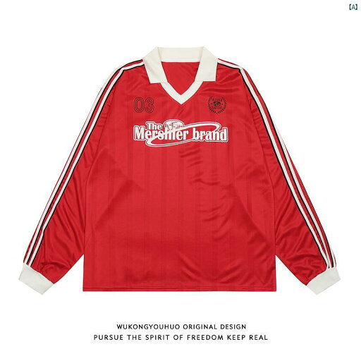 メンズ コーデ ファッション 春 秋 夏 Wukong メンズレディース アメリカン レトロ ストライプ プリント Vネック スポーツ ジャージ カップル プルオーバー トップス メンズ コーデ ファッション 春 秋 夏 Wukong メンズレディース アメリカン レトロ ストライプ プリント Vネック スポーツ ジャージ カップル プルオーバー トップス