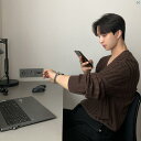 メンズ コーデ ファッション 春 秋 夏 Bishe 韓国 ニットカーディガン 秋冬 シック 小柄 ネック テクスチャー ド 暖かい セーター ジャケット 男性用