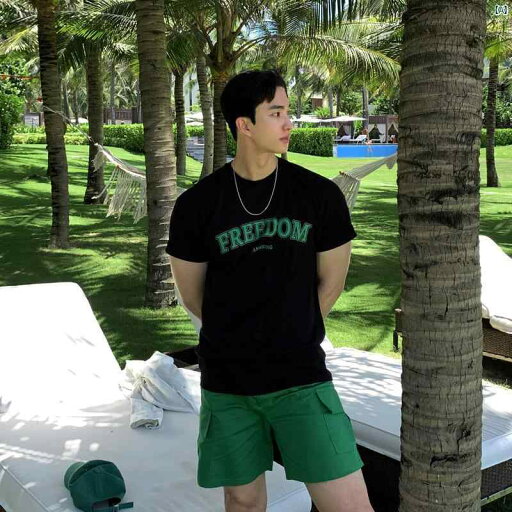 メンズ コーデ ファッション 春 秋 夏 Bishe 夏 ラウンドネック Tシャツ メンズ 英語 プリント トップス カジュアル 韓国 半袖 メンズ コーデ ファッション 春 秋 夏 Bishe 夏 ラウンドネック Tシャツ メンズ 英語 プリント トップス カジュアル 韓国 半袖