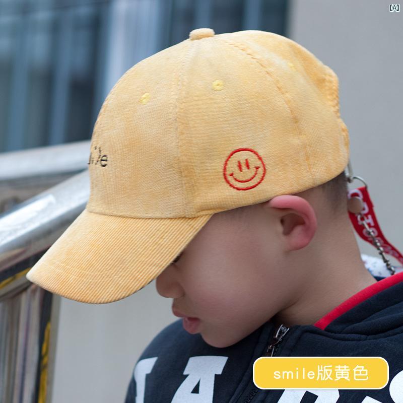 ユニセックス　帽子　小物 子供 帽子 男子 秋 ピーク キャップ レディース 韓国 冬 小学生 春 野球帽 秋長 児用