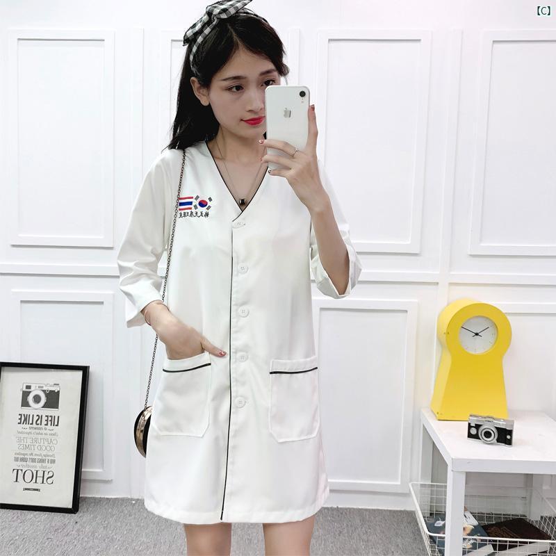 韓国 半永久的 高級 スキン 管理 美容 サロン タトゥー アーティスト トレーニング スクール 作業着 ミドル スリーブ