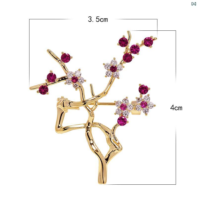 梅花 ブローチ 中華風 チャイナ ドレス アクセサリー ハイエンド レディース コサージュピン