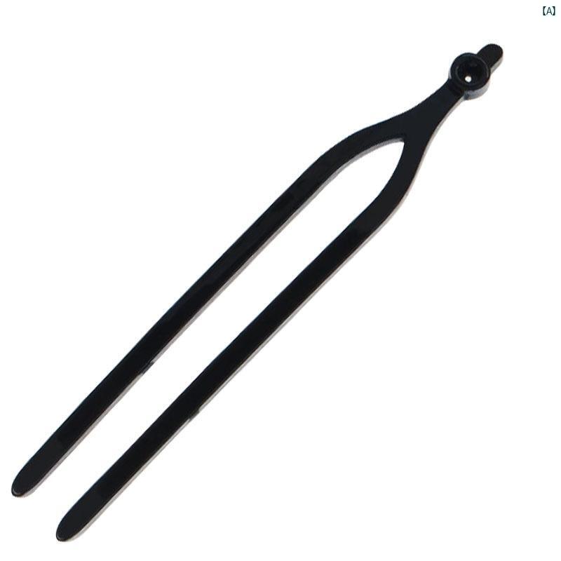 ヘア 飾り 綺麗 古風 中国 レトロ ブラック U字型 ヘアピン ダブル シンプル ファッション 高級 ヘッド ドレス ナショナル