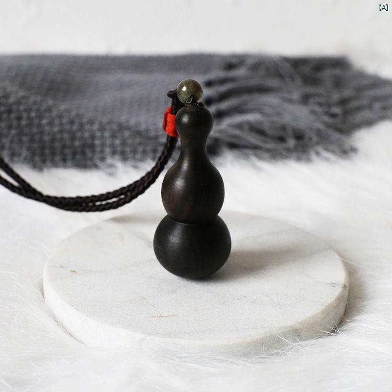 レディース　ファッション　コーデ　小物 ローズウッド ひ う たん 車 キーホルダー ペンダント ブラック 檀 ハイエンド 安全 転送 かわいい ロープ 装飾 メンズレディース