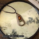 レディース ファッション コーデ 小物 エスニック Wutong Lane 文学 レトロ コットン リネン アクセサリー 木製 ビーズ ハンギング チェーン ネ...