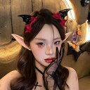 レディース ファッション コーデ 小物 ハロウィン 頭飾り 悪魔 クリップ レディース cos ドレス 小道具 ヘアピン トップ クリップ大歳 子供