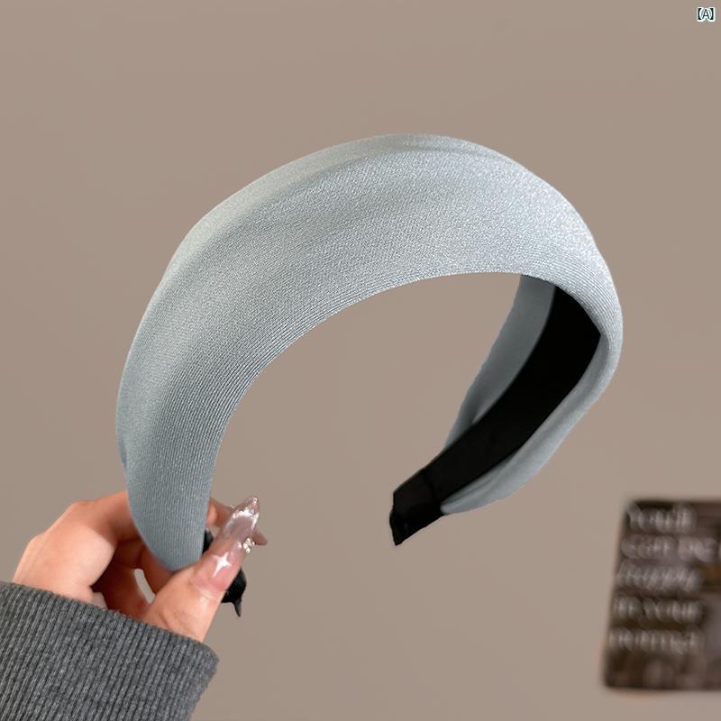 レディース　ファッション　コーデ　小物 レディース ハイエンド つば広 ヘア バンド スタイリッシュ ..