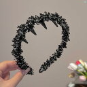 レディース ファッション コーデ 小物 レディース ウール 波状 ヘア バンド ふわふわ 質感 ハイ スカルヘッド 洗顔 料 プレス 歯 付き ヘアピン 高級 帽子 夏
