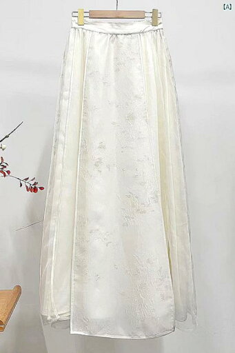 レディース ファッション コーデ 春 夏 秋 Baiyunchu 春夏 レディース ガーゼ スカート 新 中華風 ジャカード 糸 レトロ 漢服 伝統的 レディース ファッション コーデ 春 夏 秋 Baiyunchu 春夏 レディース ガーゼ スカート 新 中華風 ジャカード 糸 レトロ 漢服 伝統的
