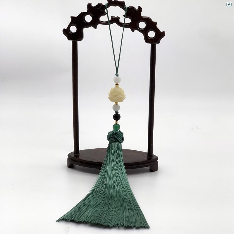 レディース　ファッション　コーデ　春　夏　秋 菩提 レトロ 韓服 カップル ウエスト 着用 タッセル チャイナ プレス 車 安全 ペンダント ジュエリー