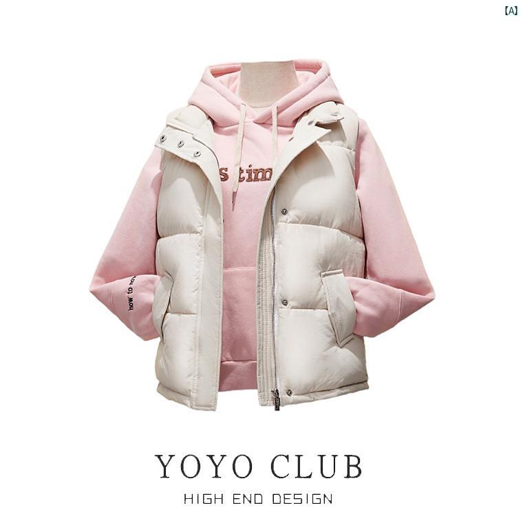 レディース　ファッション　コーデ　春　夏　秋 ピックアップ 大きいサイズ ダウン コットン ベスト レディース 冬 ショート 学生 チョッキ アウターウェア ジャケット