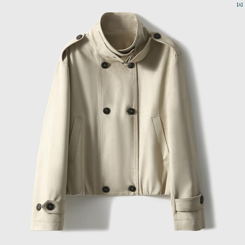 レディース　ファッション　コーデ　春　夏　秋 Xiaohange レトロ 復活 生意気 秋 シープスキン カジュアル ショート ワークウェア ジャケット レディース WTG 794692 AL