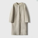 レディース ファッション コーデ 春 夏 秋 Xiaohange スペイン インポート メリノ ファー オール イン ワン ソフト ワックス 状 ミドル丈 ファ...