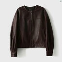 レディース ファッション コーデ 春 夏 秋 Xiaohange 高級 ライン CE シアトル レザー コート ノン コーティング バブル プロ ファイル 革 ジャケット PYC 764359 AG